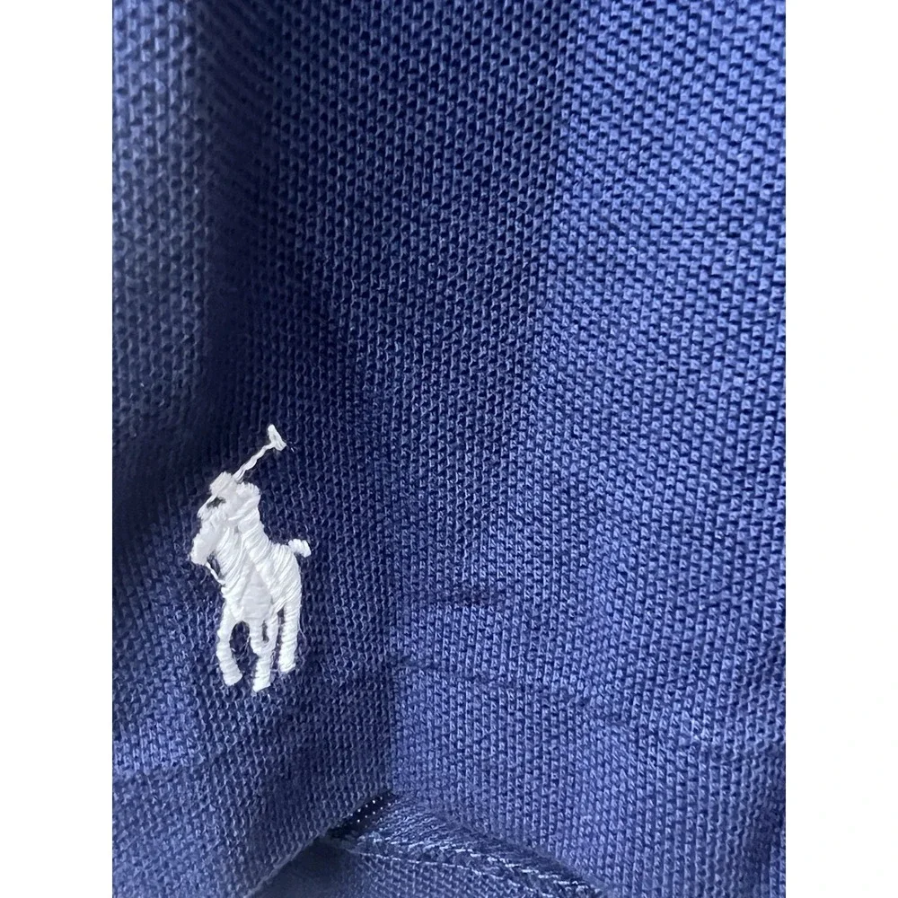 Polo Ralph Lauren Polo Shirt Spell Out Mens Small Red White Blue Pony Americana